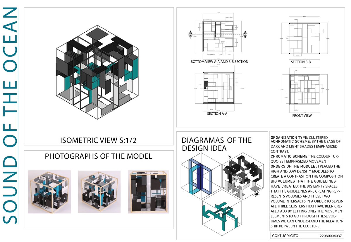 portfolio_yu's tweet photo. 2022-2023 Güz dönemi, 1. Sınıf ARCH 1110 Mimarlıkta Temel Tasarım I Stüdyosu final projesi:  "Design of a 3D Composition"  

Tasarımcı öğrenci: Göktuğ Yiğitol + 

#YUportfolio #YaşarMimarlık #YaşarArchitecture #TemelTasarım #BasicDesign https://t.co/Nvu9HkhYyG