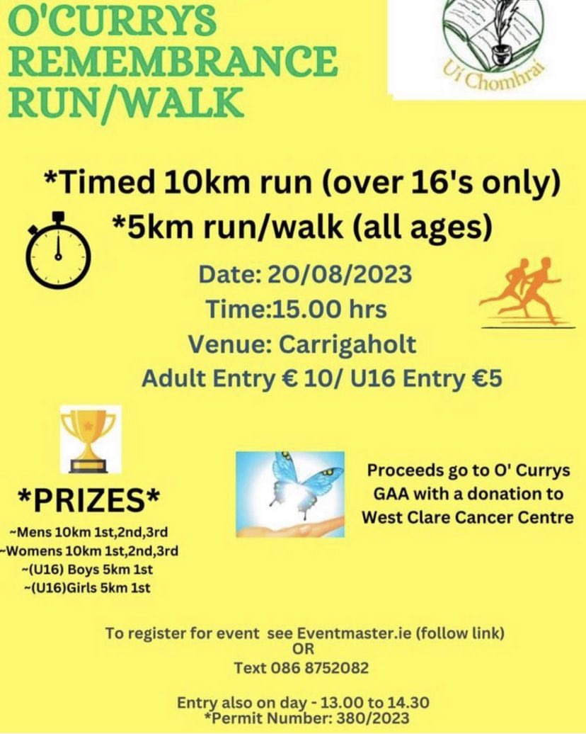 O’Curry’s GAA Club (@ocurrysgaa) on Twitter photo 