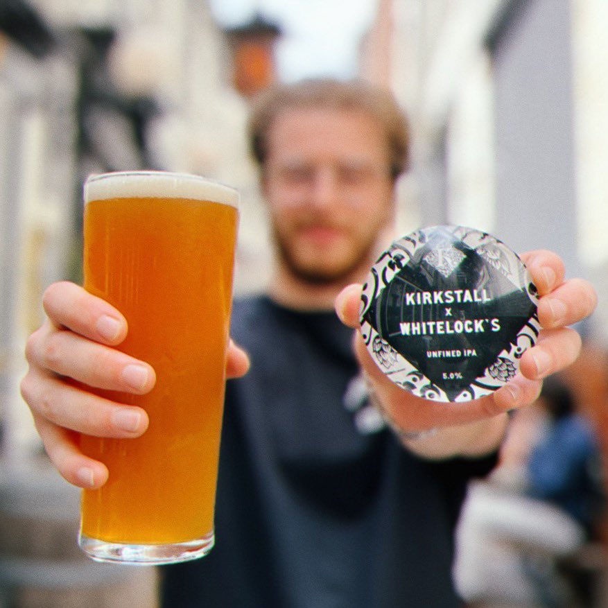 It's National IPA day! Celebrate with a sip of our very own Whitelock's IPA, brewed in collaboration with legendary Leeds brewers @kirkstallbrew - two Leeds beer friends coming together to craft something pretty special, and it tastes great🤝