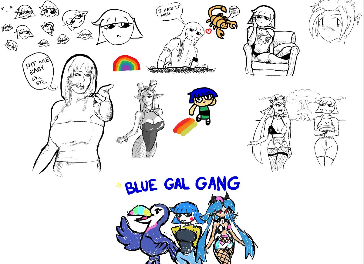 slaughterneko's tweet photo. Thanks everyone for coming out and drawing!! Many cool things were made 🥺 https://t.co/s5aODtaK2L