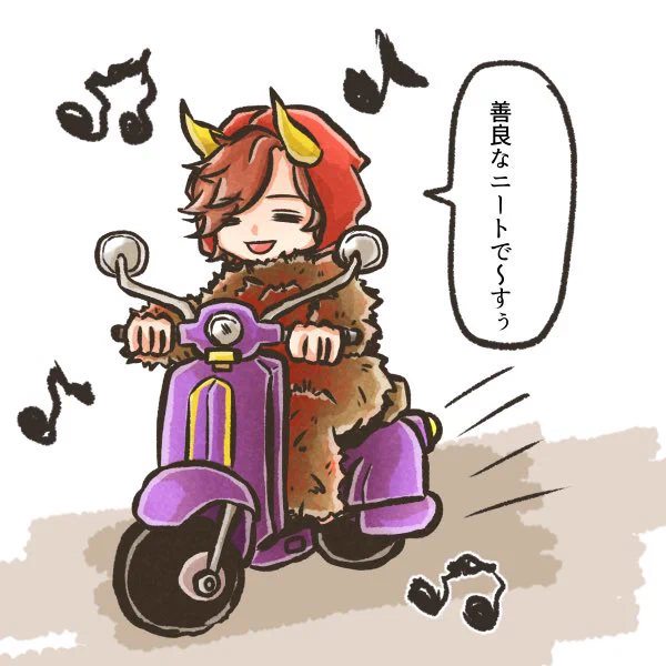 癒し担当のニートさんだった👹
#Arisakaaa 
#VCRGTA
#VCRGT絵 