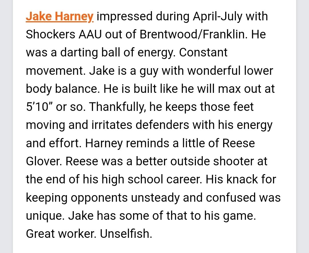 @JakeHarney_2026 was mentioned in this article by @AndrewForce8 about @BGABasketball Jake is looking forward to a productive Sophomore seaspn at the guard spot