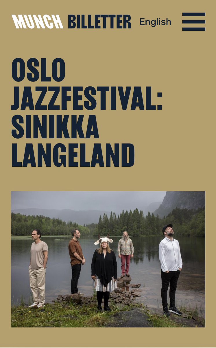 Det begynner å kile i magen ved tanken på å få spille i festsalen på selveste Munch. Mandag 14. aug. kl.19 Gå inn på Munch og kjøp billett.