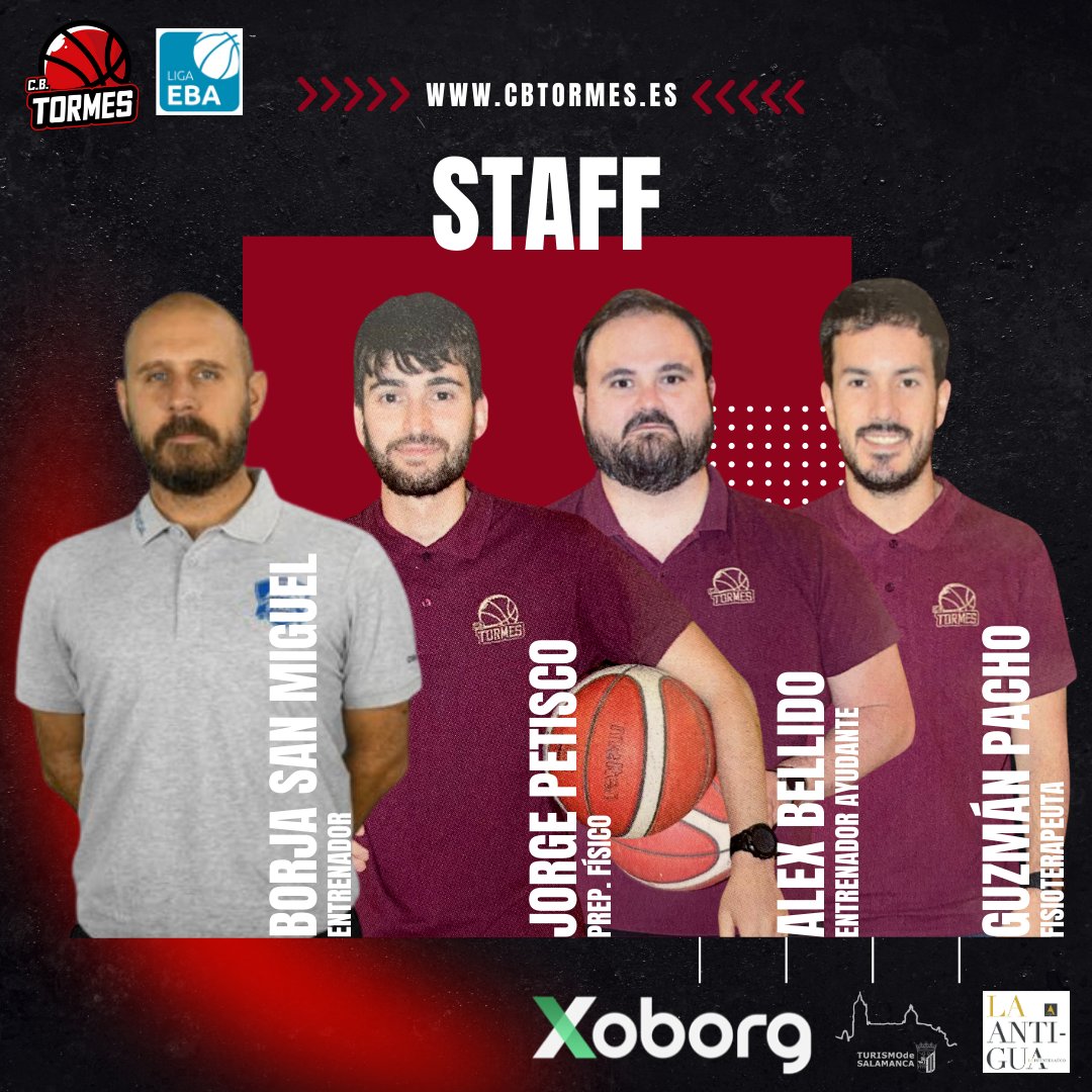 🆕 ACTUALIDAD | <a href="/Xoborg/">Xoborg Technologies SL</a> La Antigua renueva al cuerpo técnico que acompañará a Borja San Miguel.

Suerte a todos!!!

📲 cbtormes.es/2023/08/03/xob…
