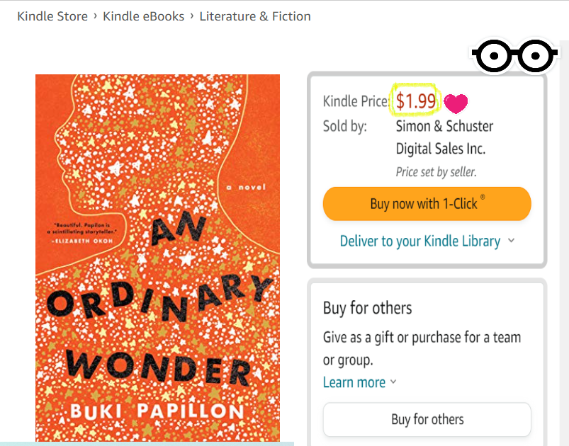 BukiPapillon's tweet photo. ✨Amazon Kindle Monthly Deal!🔥
Travel to Nigeria in August for $1.99 through An Ordinary Wonder!  Go, go, go!!! ✈️📙🇳🇬#AnOrdinaryWonder
https://t.co/LMM0P5wlgu https://t.co/iF093WAEbv