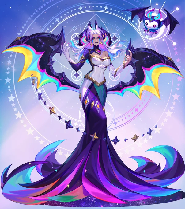 2022 Star Guardian Merch Arts for the CN server. Here's Ahri and Morgana. Huge thanks to Riot for sharing these. 