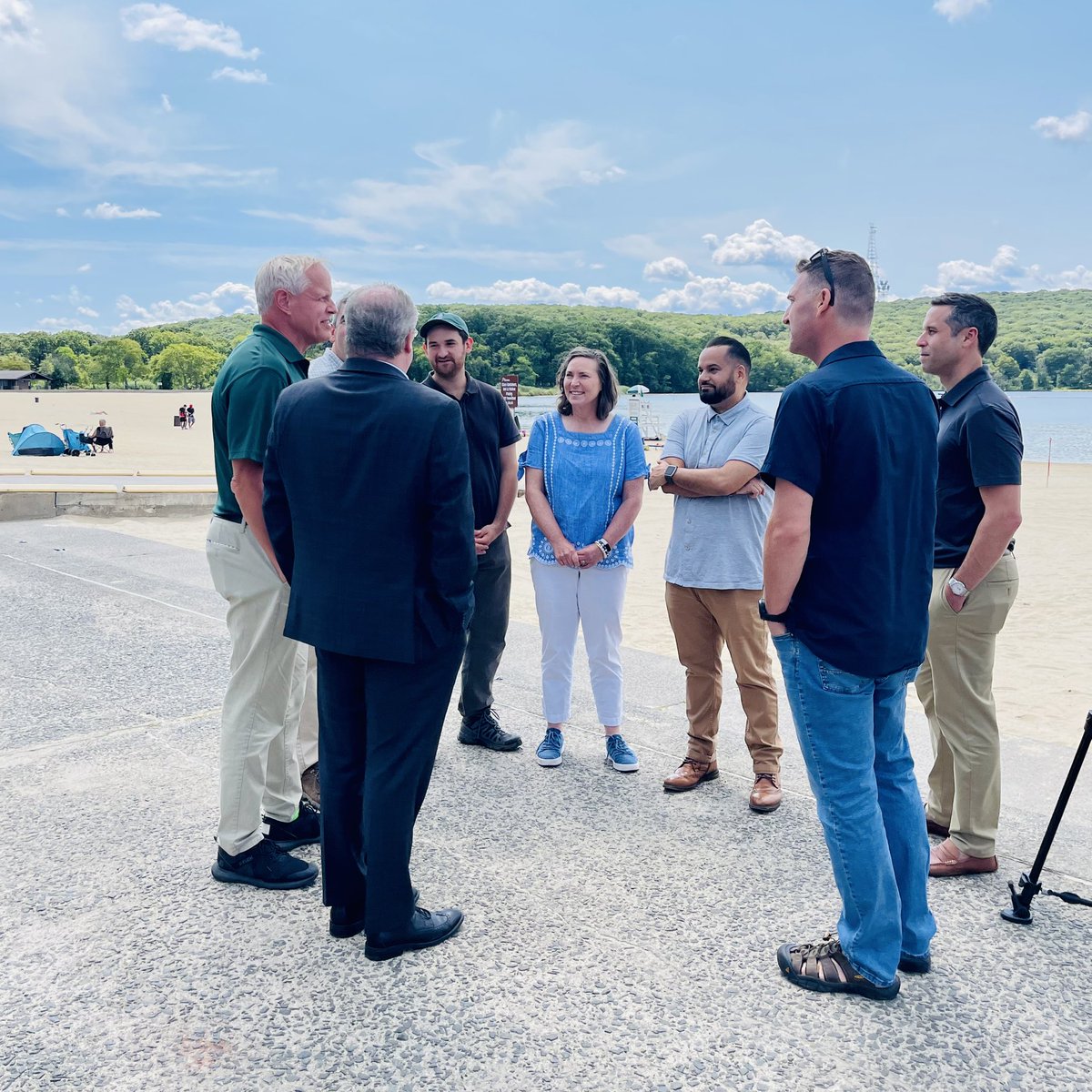 Senator Jose M. Serrano (@senatorserrano) on Twitter photo For decades, Lake Welch in Harriman State Park has been a special place for people from the #Bronx & throughout NYC.
Yesterday, I was happy to join <a href="/NYstateparks/">NY State Parks</a> & Commissioner <a href="/ErikKulleseid/">Erik Kulleseid</a> on Lake Welch Beach to help kick off festivities for the NYS Parks Centennial in ‘24! For decades, Lake Welch in Harriman State Park has been a special place for people from the #Bronx & throughout NYC.
Yesterday, I was happy to join <a href="/NYstateparks/">NY State Parks</a> & Commissioner <a href="/ErikKulleseid/">Erik Kulleseid</a> on Lake Welch Beach to help kick off festivities for the NYS Parks Centennial in ‘24!