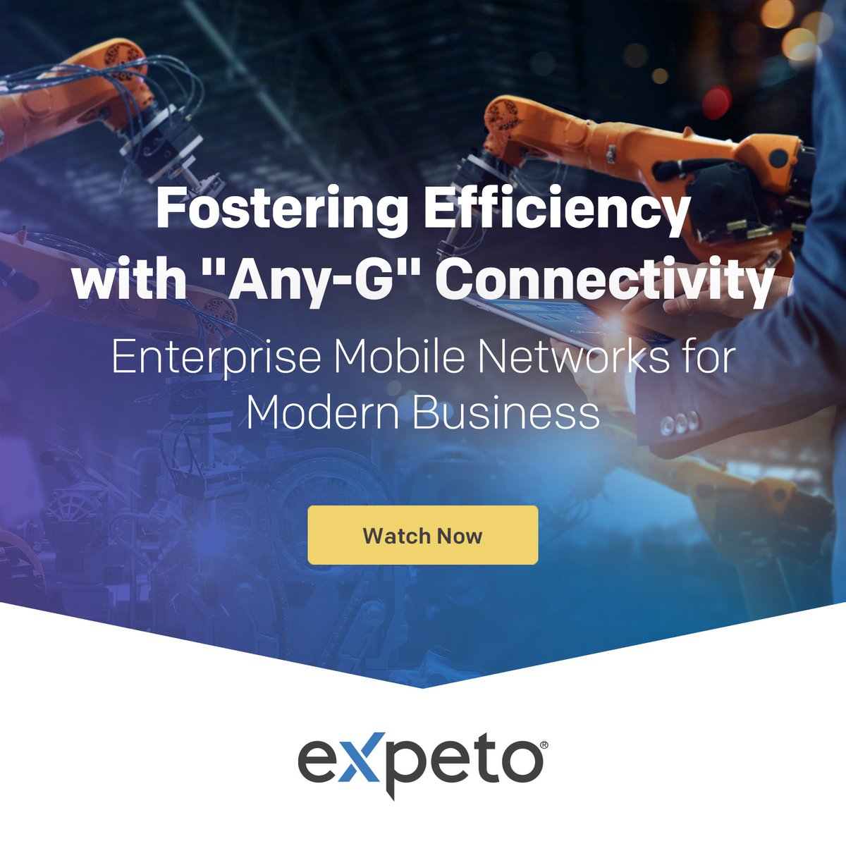 By enabling “Any G” connectivity, enterprises will improve efficiency to set new standards for worker safety & customer satisfaction. Learn how enterprise leaders are blazing new trails in @Avanade & Expeto’s @FierceWireless E5G Show session: expeto.io/e5g-show-2022/ 

#5g #mobile