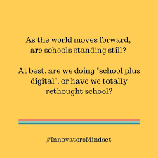 Great quote from  #innovatorsmindset