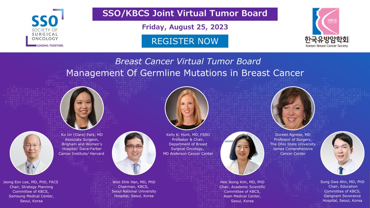 Don't miss this international discussion on the management of germline mutations in #breastcancer. @KClaraPark @KellyKhunt @DAgnese619 Register now: ow.ly/Im7g50Pn6Qt