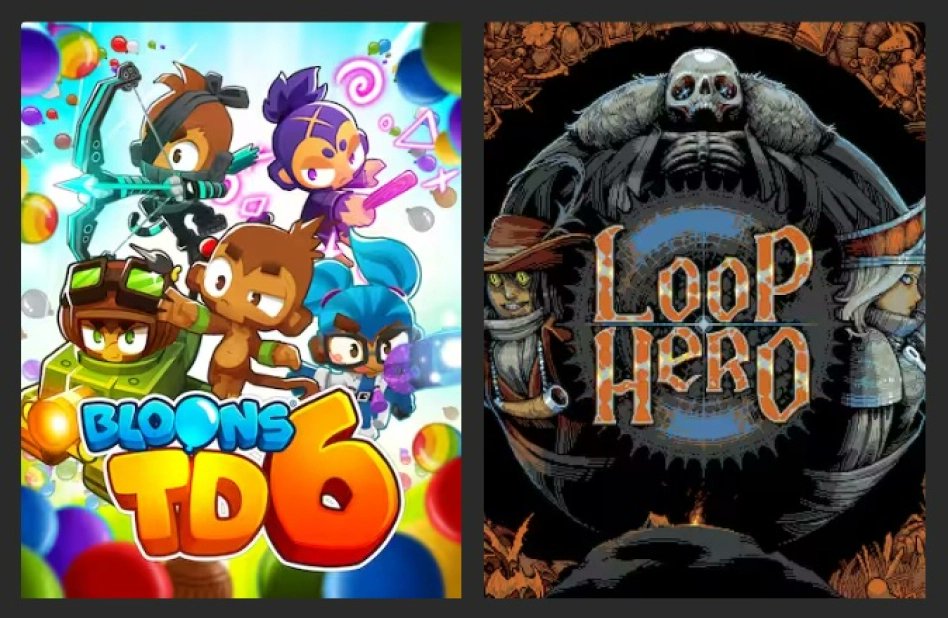 MrNause's tweet photo. Loop Hero https://t.co/XQRIgz7eqD et Bloons TD 6 https://t.co/PwUvr209tC sont les jeux de la semaine offerts sur l'EGS #JeuGratuit https://t.co/SWh9rA534X