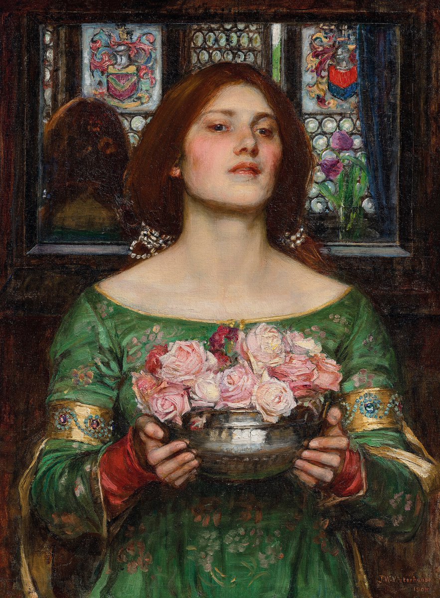 realartvoyager's tweet photo. Gather Ye Rosebuds by John William Waterhouse (1849-1917); painted 1908
#art #artwork #artworks #artist #painting #paintings #preraphaelite #raphaelite #preraphaeliteart #preraphaelites #gatheryerosebuds #johnwilliamwaterhouse #johnwaterhouse #williamwaterhouse #paintingoftheday https://t.co/2YkL3eBBi0