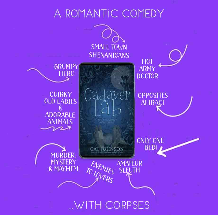 cat_johnson's tweet photo. Cadaver Lab-a rom com...with corpses 
https://t.co/x6yXsrGlox https://t.co/IIncvdP65U