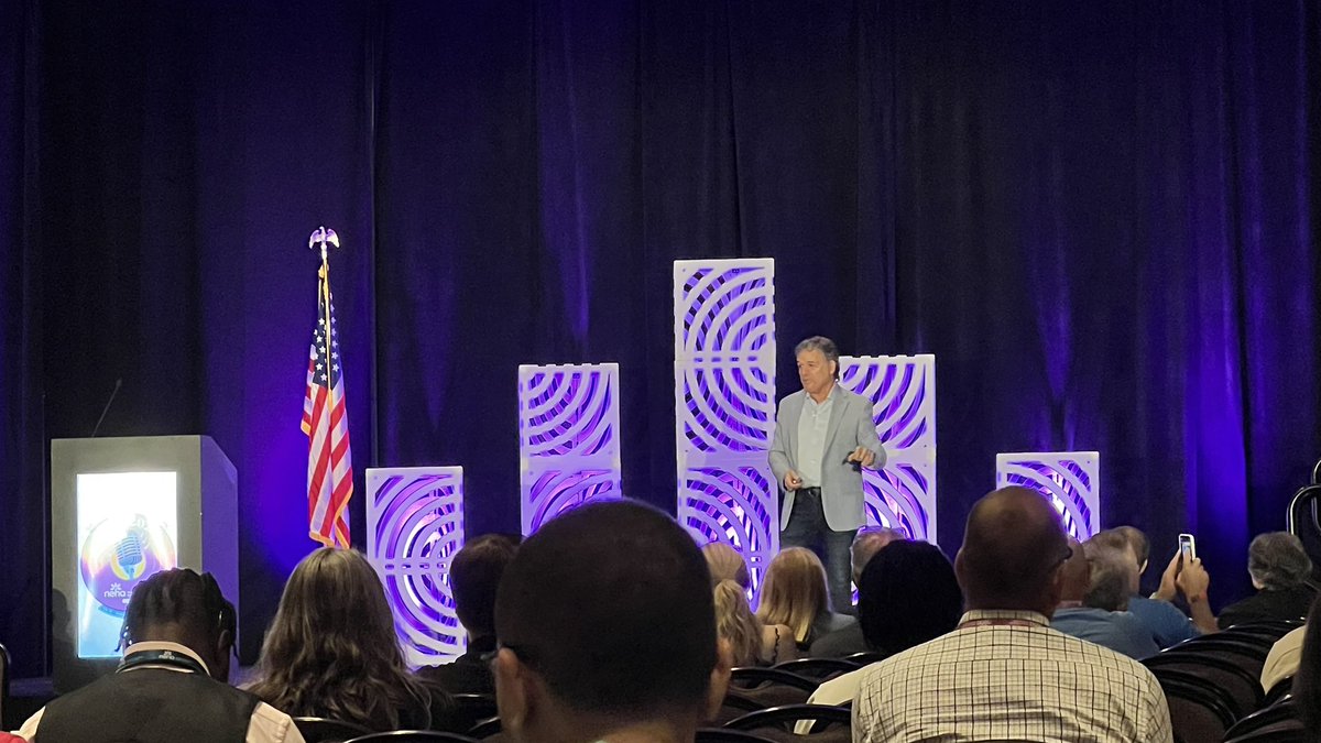 jessecbliss's tweet photo. Frank Yiannas Closing Keynote @ 2023 #NEHAAEC. We can’t be satiated w/current processes &amp; successes; celebrate successes, absolutely! But keep enhancing &amp; advancing what we do and how we do it. #foodtraceability #transparency #foodsafety #datamodernization @nehaorg @frankyiannas https://t.co/za1LWKGK9Z