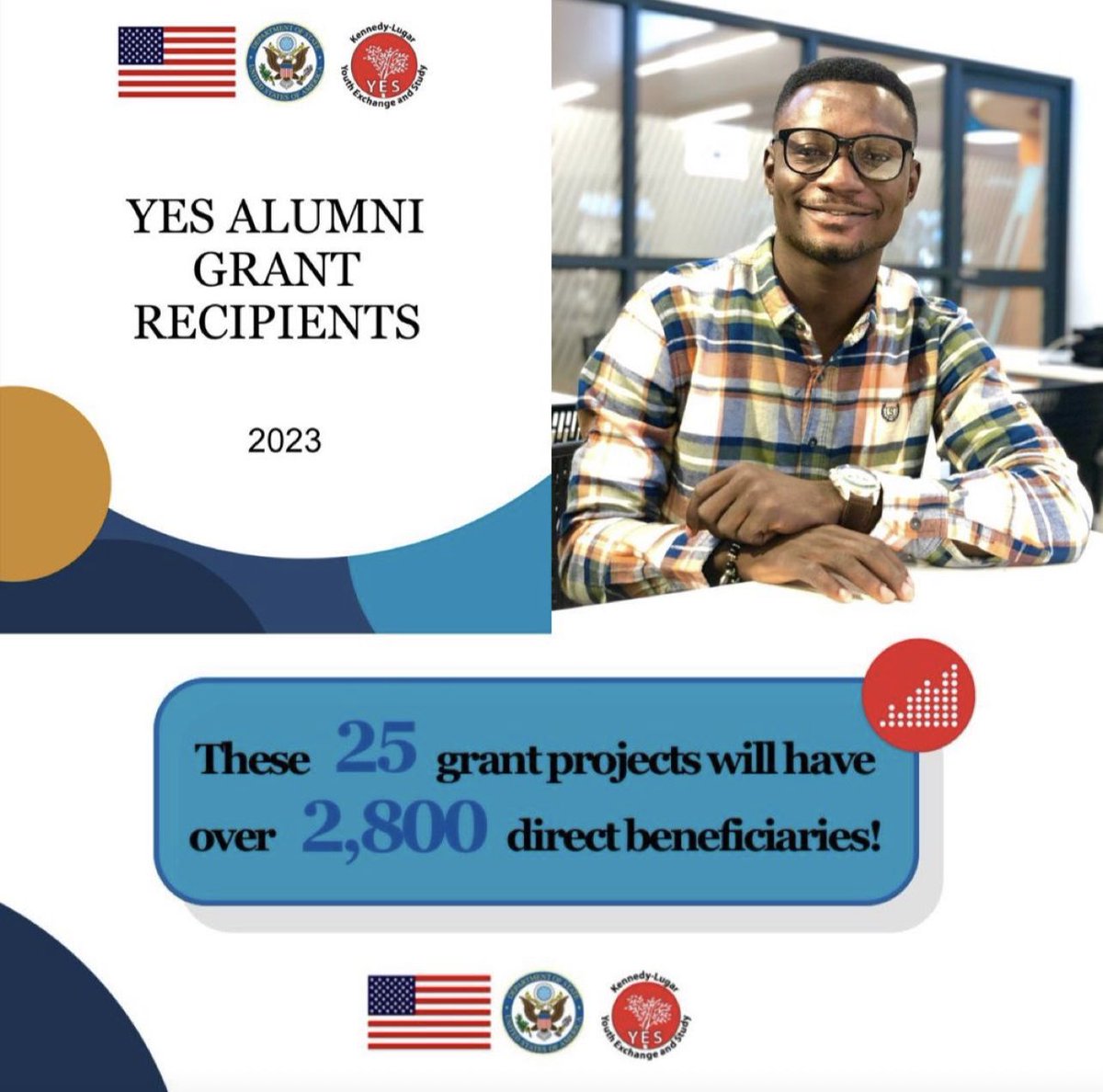 Thrilled to receive the @yesprogramnews Alumni Grant 2023! Excited to work on the 'Reducing Trash while Building Communities' project in Kaduna, Nigeria. Together, we'll up-cycle and and create a more sustainable future! ♻️💚 
#KLYES #Yesalumni #Upcycling #BuildingCommunities