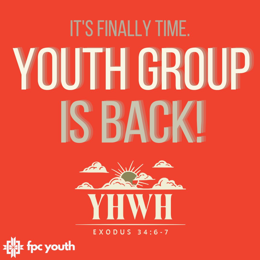 firstpresatl's tweet photo. ✨YOUTH GROUP IS BACK✨
August 13th, we will be hosting a Confirmation Brunch at 10:00AM-11:00AM and then later that day at 5:30PM-7:30PM we will be celebrating our 4th annual Tailgate.  Visit the link in our bio and navigate to our events page to register! https://t.co/6j85XUl9lA