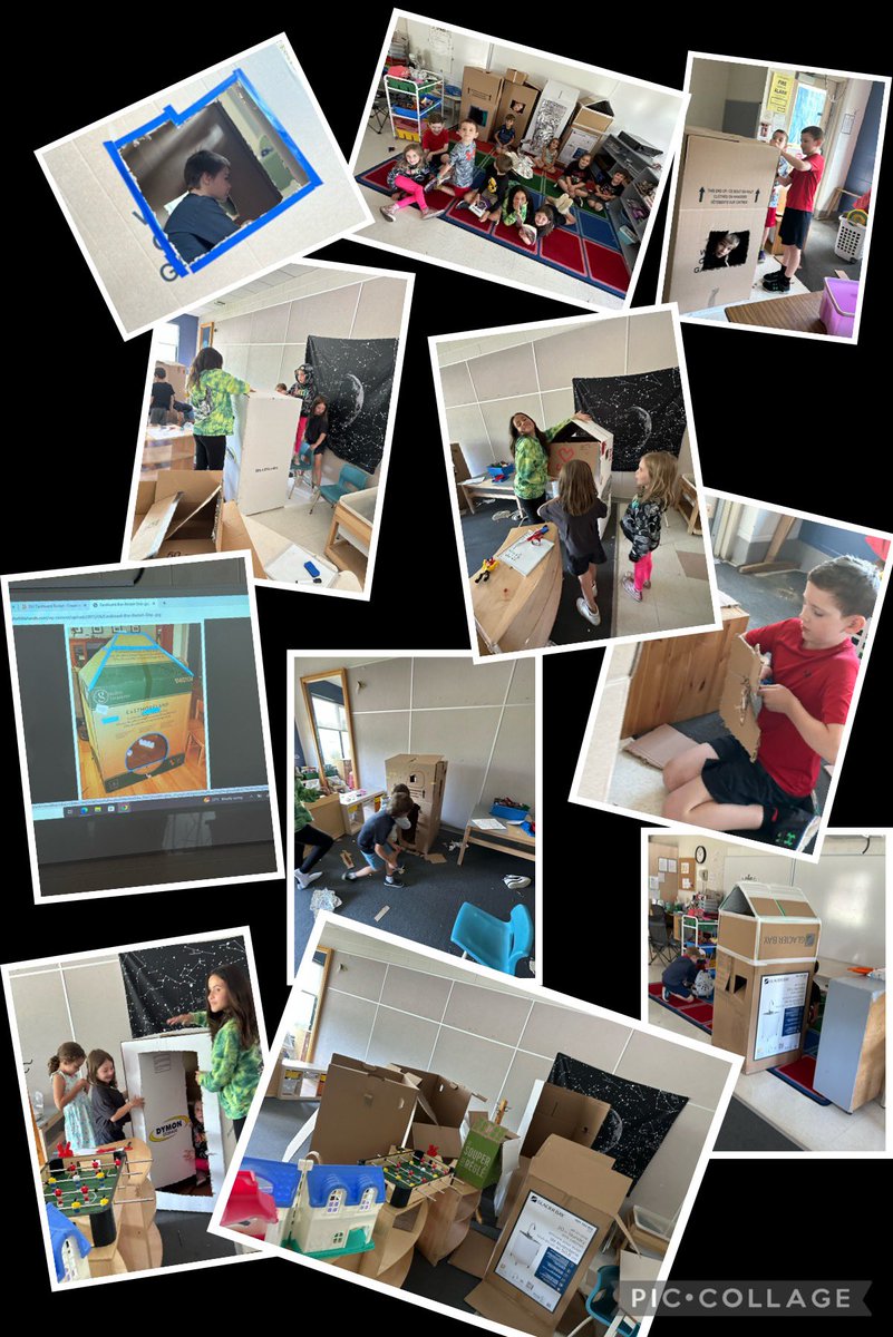 What can you do with giant boxes?  Why lets build rocketships!!!  Schoolagers watch a video and then set out in teams to build their favourite ships!!!