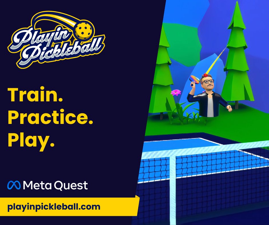 PlayinPickle's tweet photo. π Ready to Pickle your Skills? Let's serve up some fun on the Virtual court! Train hard, practice smart, and let the games begin! #PickleballPassion #GameOn #SmashinTime https://t.co/8gLkj973H3