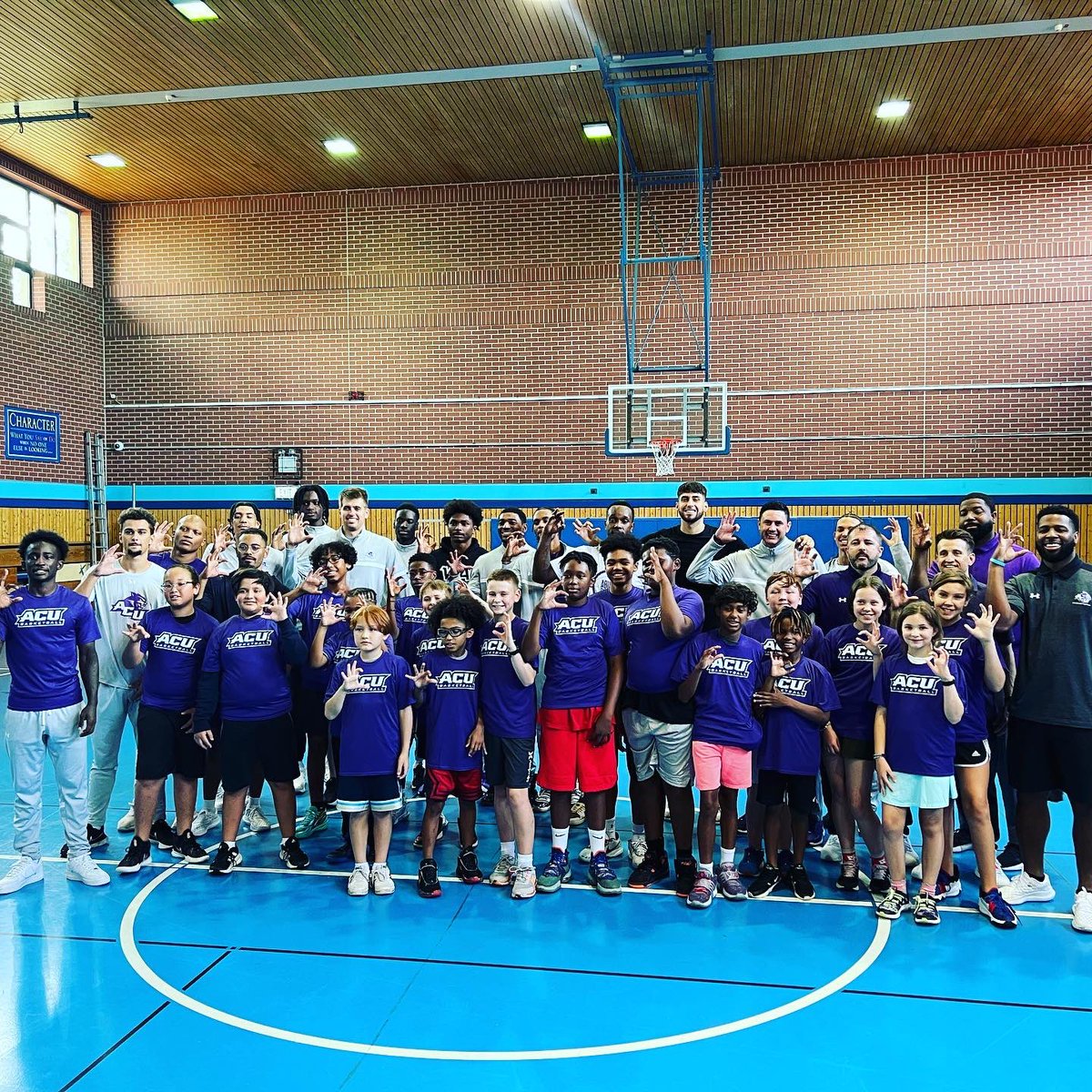 ACU_MBB's tweet photo. Thank you @RamsteinAirBase for allowing us to serve today. 

#GoWildcats https://t.co/SkWFBMeVoR