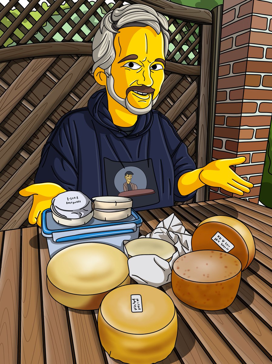 _dIb__'s tweet photo. New order
Portrait of a proud cheese maker
#portraittoorder #Simpsons #man #cheese #smile #cheeseMaker #Simpsonsportrait #caricature #poster #portrait https://t.co/dcyynUbYaL