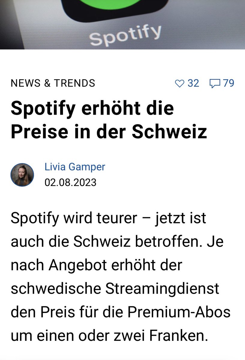 jaja scho guet, hauptsach meh geld welle aber de artists pro stream 0.004 CHF zahle. pff