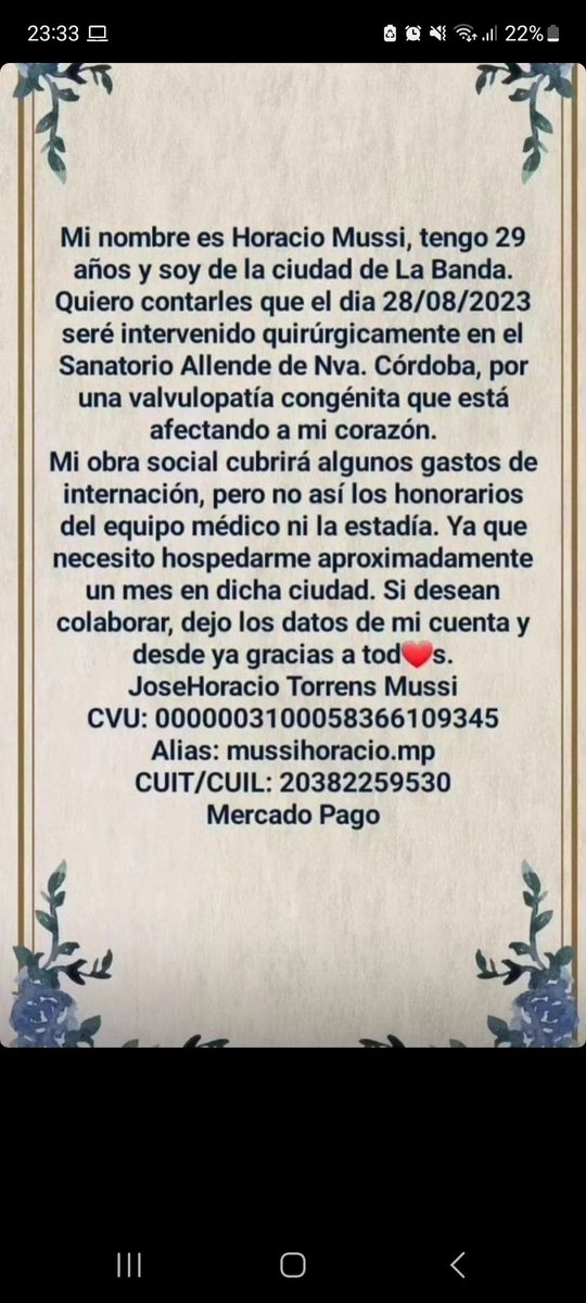 Si pueden darle RT aunque sea, sería de mucha ayuda!!
