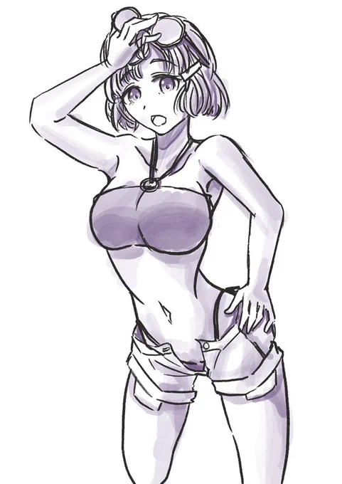妙高  #艦これ版深夜の真剣お絵描き60分一本勝負 #艦これ版真剣お絵描き60分一本勝負_20230803