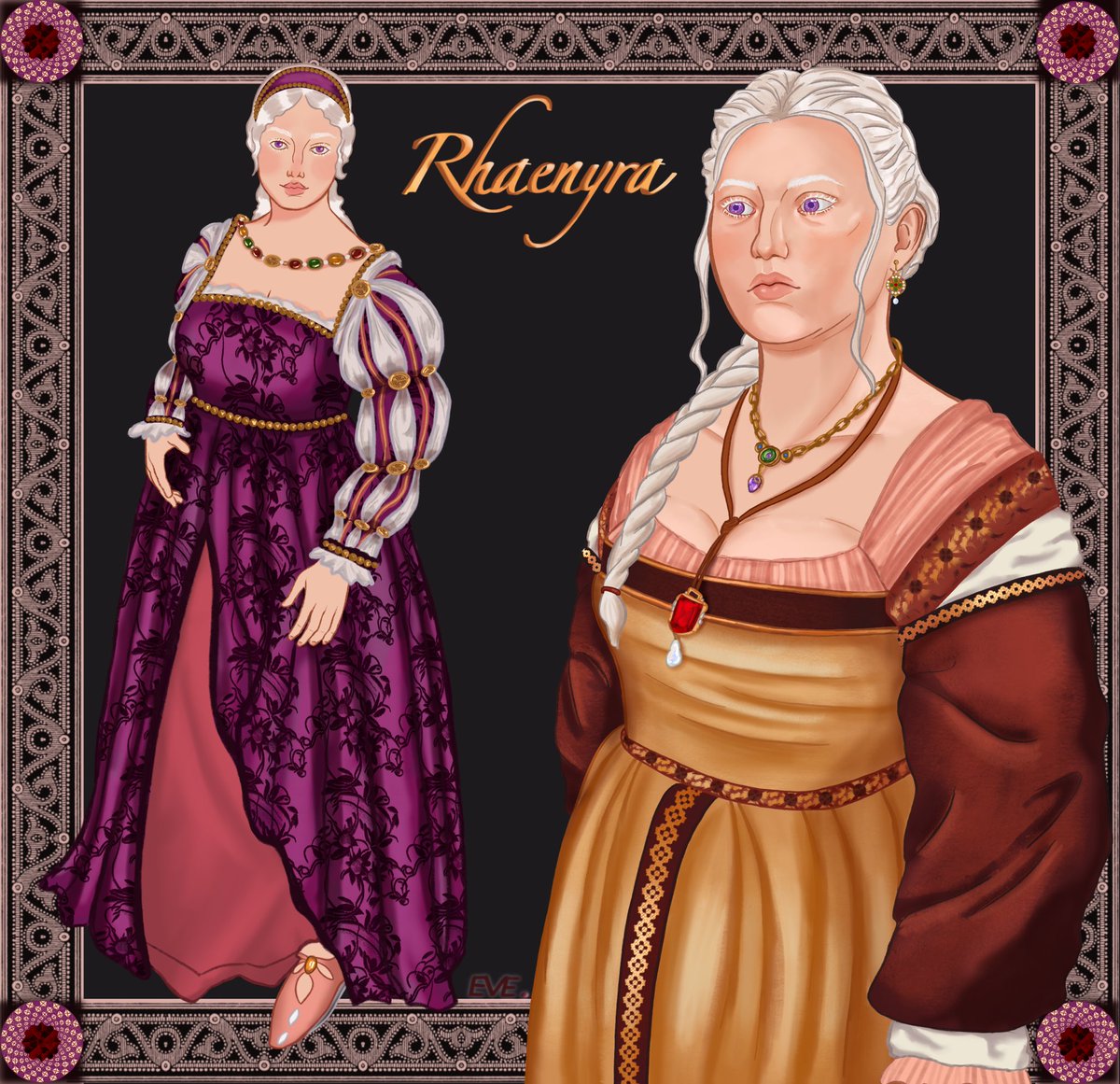 moonlypalettes's tweet photo. The realms delight ❤️‍🔥 #asoiaf #RhaenyraTargaryen #hotD #mother https://t.co/97MFScUvzH