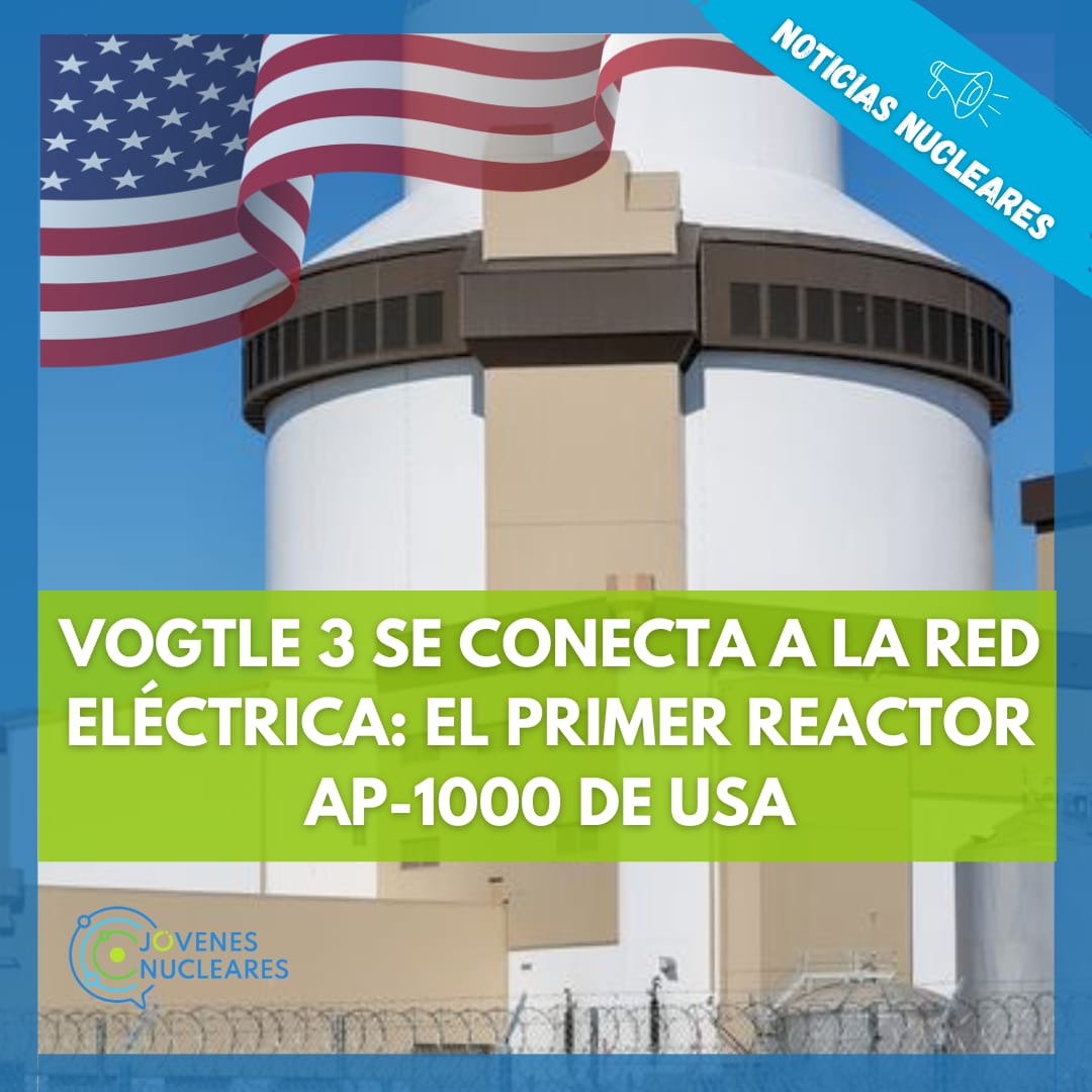 jjnucleares's tweet photo. 📢 Una nueva era nuclear: Vogtle 3 se conecta a la red 🔌☢️
El pasado 31 de julio, el primer reactor nuclear avanzado de USA, el AP1000 de @WECNuclear, entró en funcionamiento comercial en la central nuclear Vogtle. Este logro marca el inicio de una nueva era nuclear en América. https://t.co/p6hUliZCHD