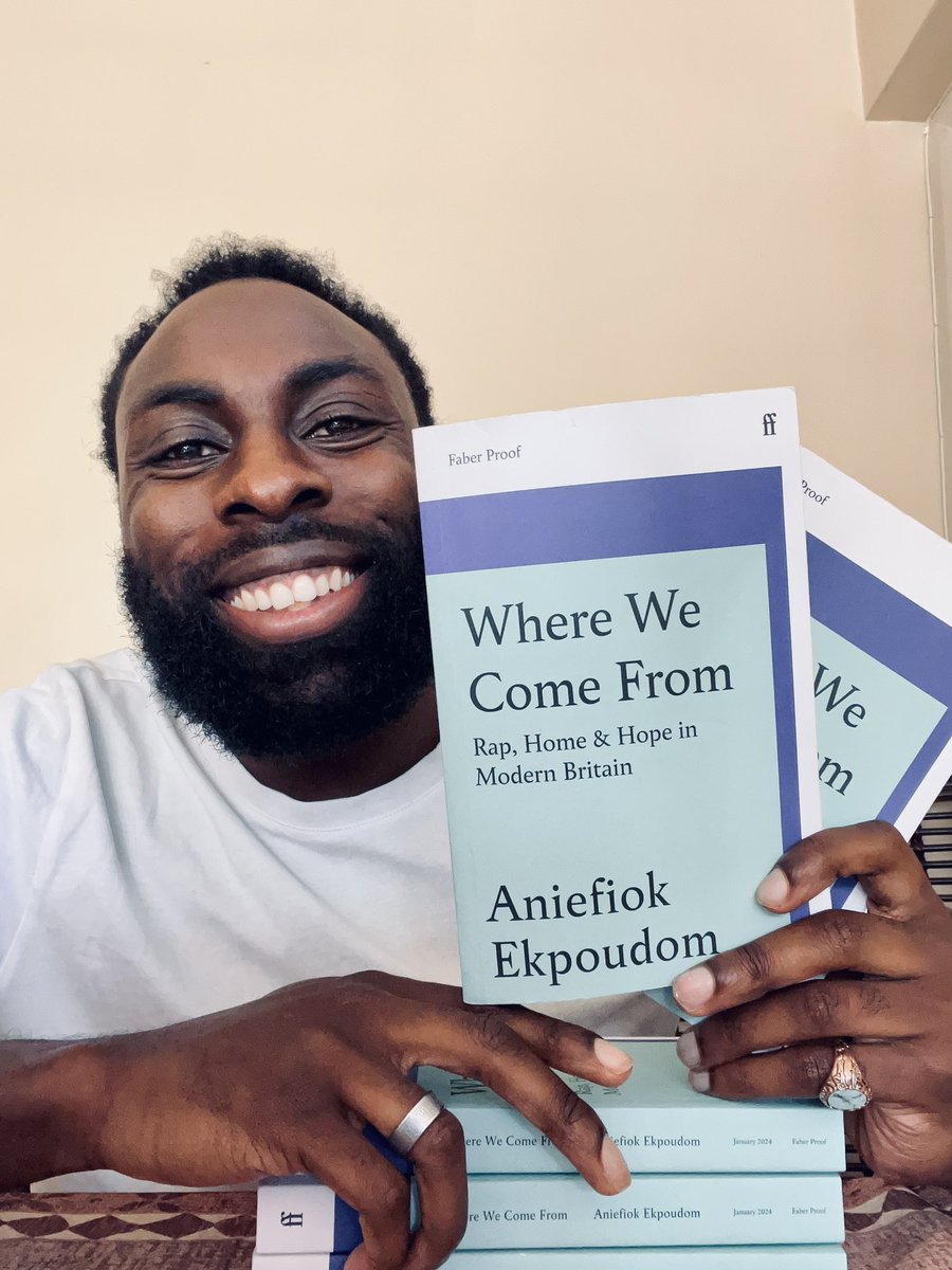 Journalist and storyteller, Aniefiok Ekpoudom announced his debut book - Where We Come From. 

‘It’s a social history of British Rap, music, community, migration and the lives of people who have shaped and been shaped by these sounds and cultures’. 

Out January 2024 ✨.