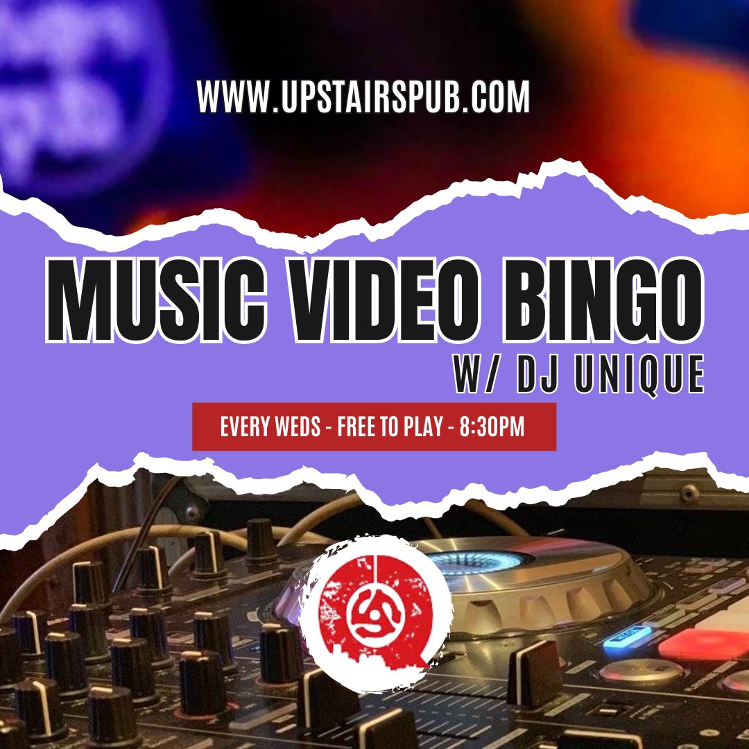 MusicVideoBingo (@musicvideobingo) on Twitter photo Big THANKS to everyone that came out for our Weds edition of MVB at <a href="/UpstairsPub_IU/">The Upstairs Pub</a> 
Things start to REALLY pick up next week as folks start returning to town - we've got <a href="/JimBeam/">Jim Beam</a> in as our sponsor! 
Should be another great one at the corner of Kirkwood & Dunn in the ❤️of BTown Big THANKS to everyone that came out for our Weds edition of MVB at <a href="/UpstairsPub_IU/">The Upstairs Pub</a> 
Things start to REALLY pick up next week as folks start returning to town - we've got <a href="/JimBeam/">Jim Beam</a> in as our sponsor! 
Should be another great one at the corner of Kirkwood & Dunn in the ❤️of BTown