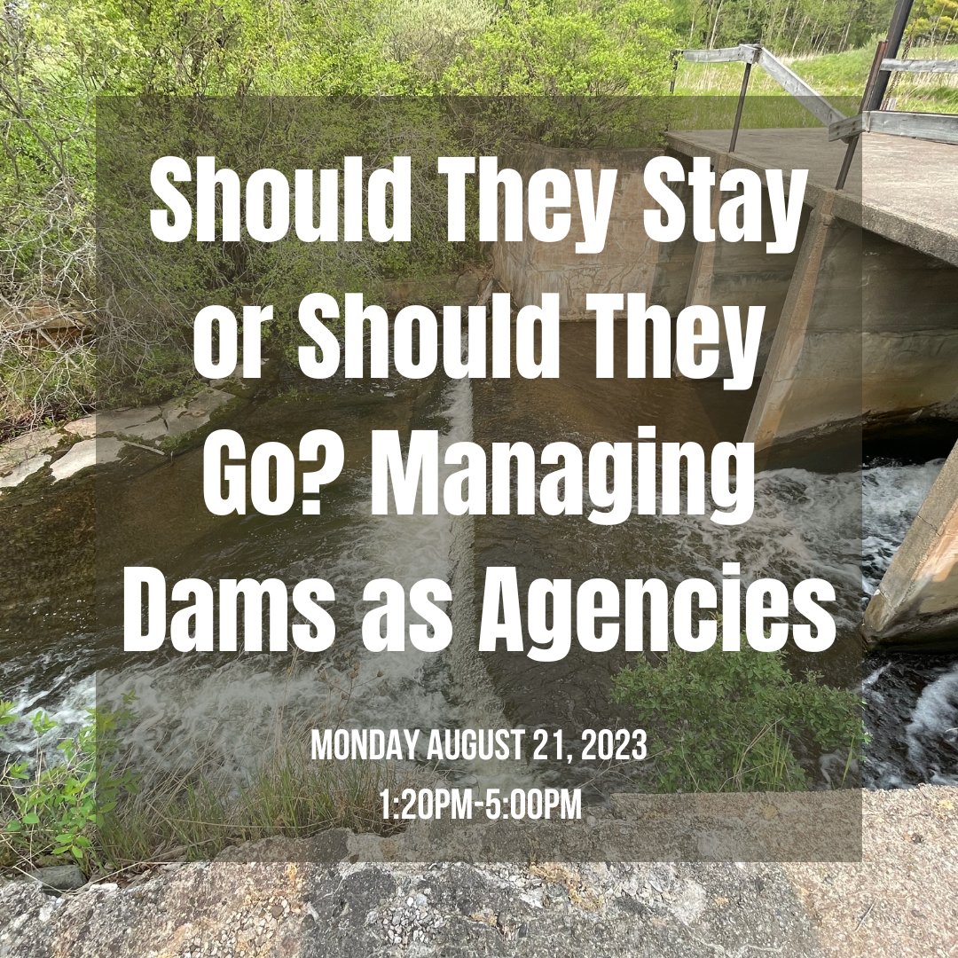 Michigan Chapter of the American Fisheries Society (@michiganafs) on Twitter photo While the original intents for dams included provision of recreational opportunities, managing water levels, etc., in many cases these benefits have waned with time. Join our highlight session on agencies finding ways to reduce the inventory of obsolete dams. <a href="/AmFisheriesSoc/">American Fisheries Society</a> While the original intents for dams included provision of recreational opportunities, managing water levels, etc., in many cases these benefits have waned with time. Join our highlight session on agencies finding ways to reduce the inventory of obsolete dams. <a href="/AmFisheriesSoc/">American Fisheries Society</a>