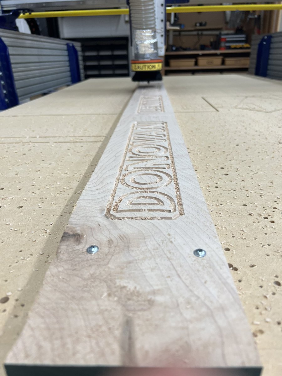 Henry and I are continuing the tradition of making name plates for our new NNHS CTE teachers. Looking forward to seeing them next week!