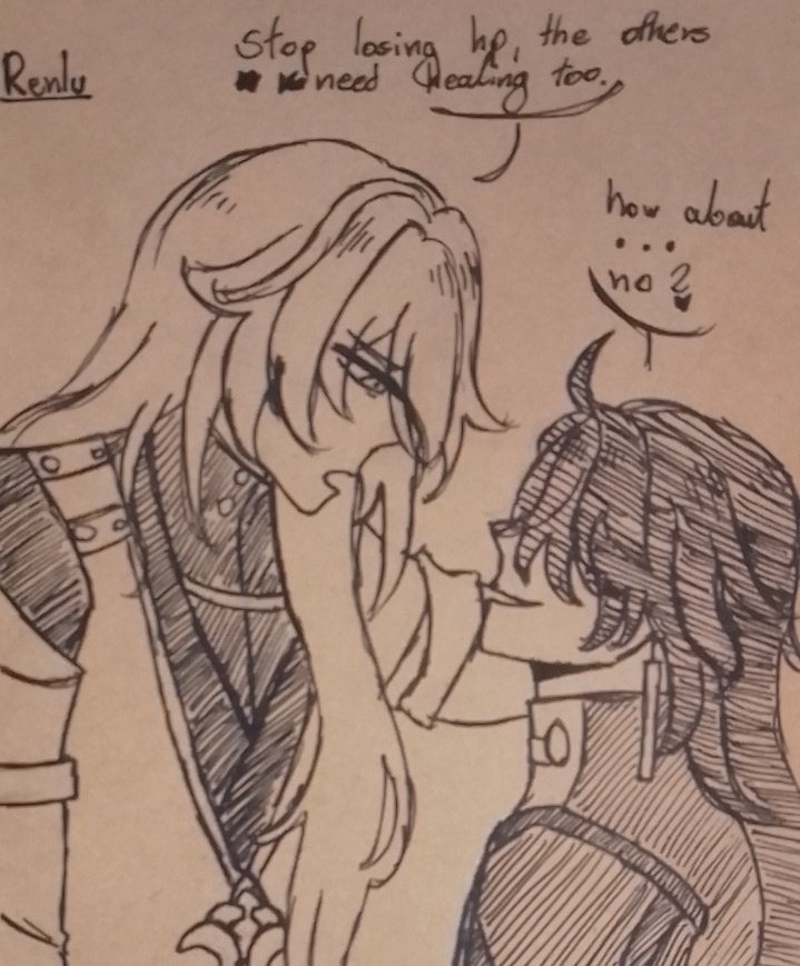 Pitanga_Pita's tweet photo. Desenhei eles pq deu vontade:3
Mas assim, próxima vez eu desenho eles pelados msm, pq pqp q inferno foi desenhar as roupas delesksksks
#renlu #luocha #ren #blade #hsr #honkaistarail https://t.co/rUwq7Wh5ce