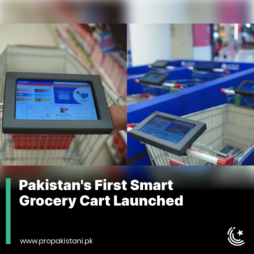 ProPakistaniPK's tweet photo. Shoppers easily scan items on the cart for billing and check real-time prices.
Read More: https://t.co/c3KAOZc4MK
#CalCart #SmartCart #PakistansFirst #Grocery https://t.co/lD2eRnA4zg