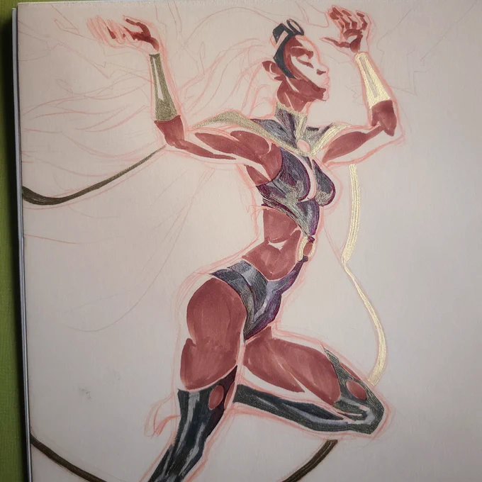 I have way too many metallic markers.. 