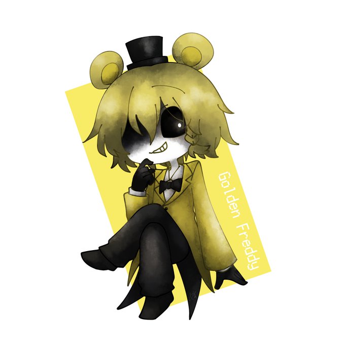 みて俺のためだけに作る金熊アクキー絵 擬人化です