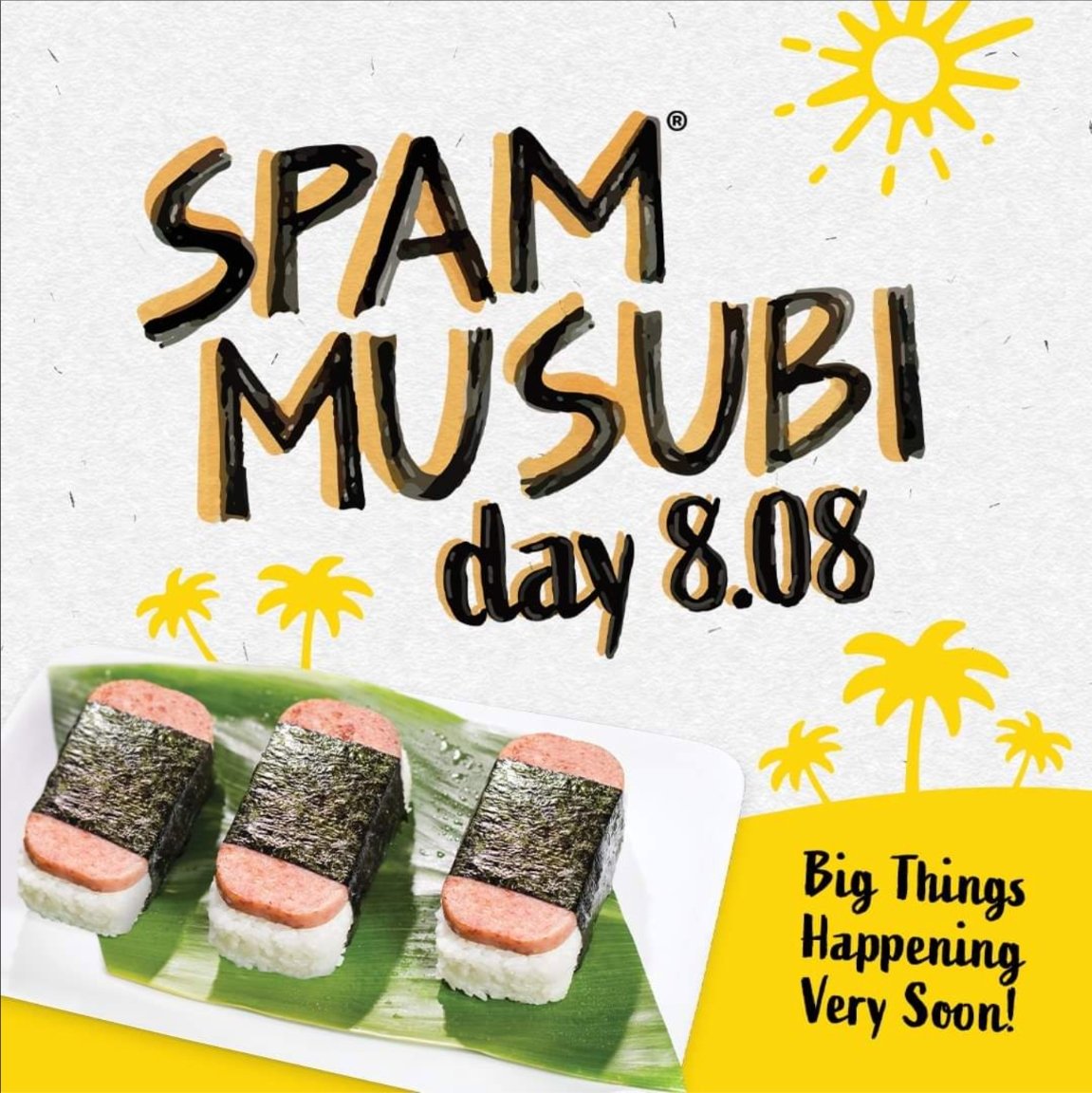 GeoffBisente's tweet photo. If I did a mini pop-up for #SpamMusubiDay, which is August 8th (8.08- Hawai'i's area code), making and selling Musubi all day...

Would you come by? https://t.co/Ix8xM8ES83