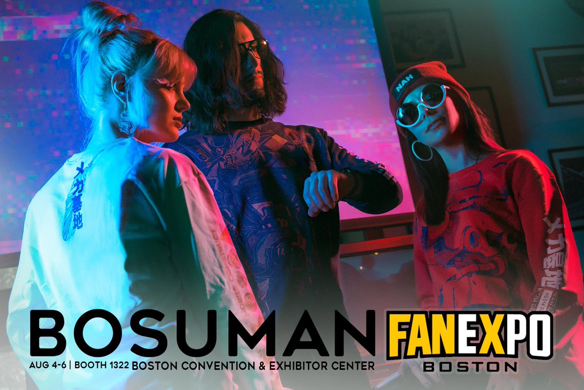 We’re super excited to be part of this year’s <a href="/FANEXPOBoston/">FAN EXPO Boston</a>! We are at booth 1322. Swing by and say hi!

-Bosuman

#fanexpoboston #comicconvention #bosuman #japanesestreetfashion #japanesestreetwear