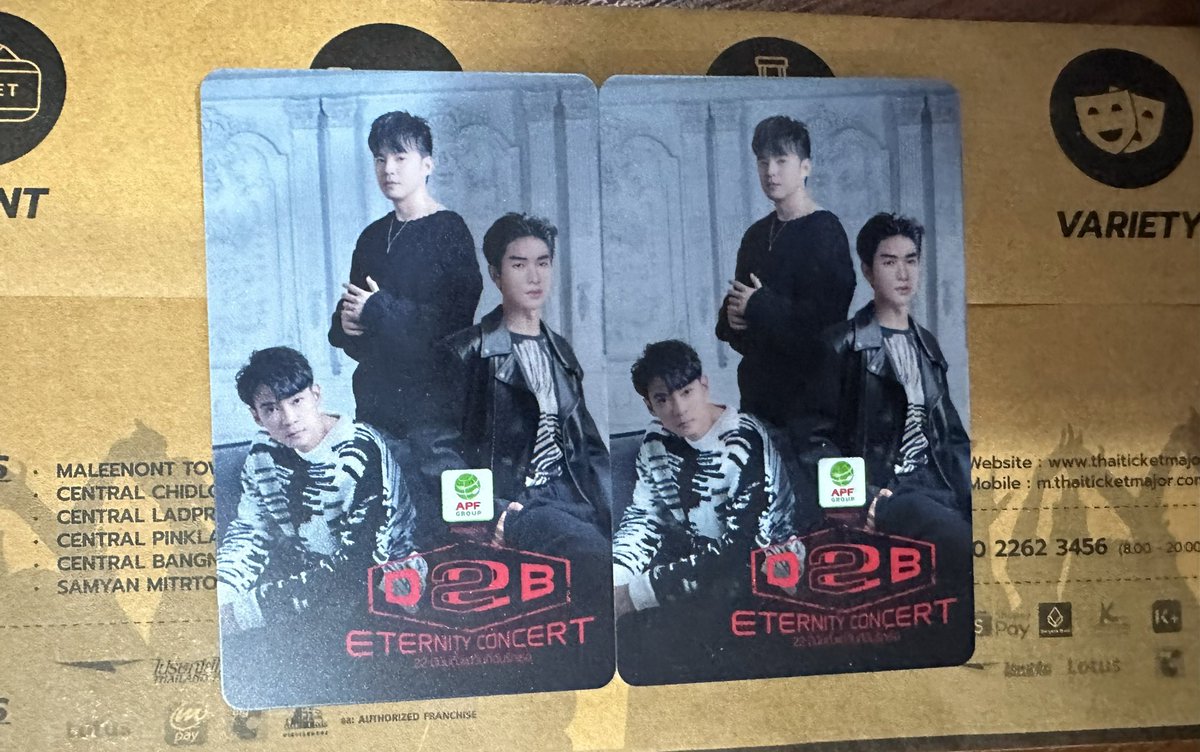PP23944748's tweet photo. ปล่อยบัตรคอนเสิร์ต D2B ETERNITY CONCERT วันที่6สิงหาคม 2ใบ ราคาบัตรใบละ 5,000 ปล่อยใบละ 4,000 ที่นั่งโซน SK แถวB นัดรับค่ะ ที่ขายเพราะซื้อบัตรมาเผื่อญาติ2ใบ แต่ญาติติดธุระไปไม่ได้ สนใจทักมานะคะ #22ปีนับตั้งแต่วันที่ฉันรักเธอ  #D2BETERNITY #D2BETERNITY2023 #COOLfahrenheit #ขายบัตร https://t.co/07vQsyX998