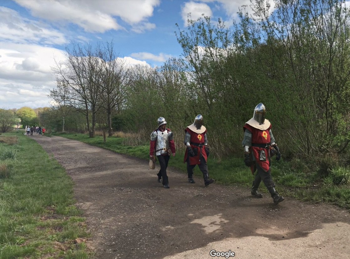 cornish_jack's tweet image. Just a totally normal screenshot from a path on Google Streetview...