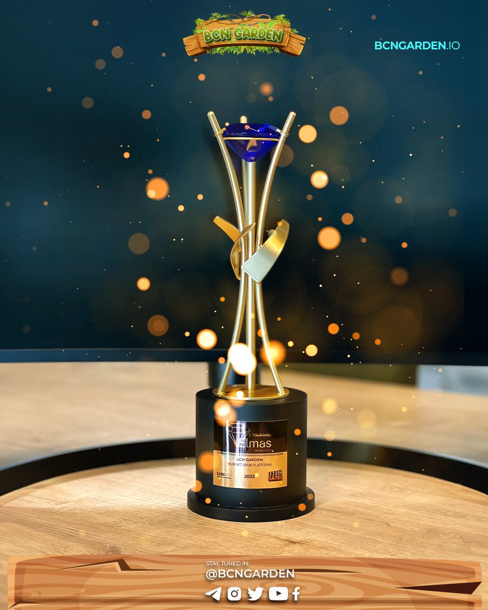 BcnGarden's tweet photo. Proud Moment! 🌟 #BCNGarden receives the esteemed "Best #NFTGame of the Year in Europe" award at the prestigious ceremony held on July 27, 2023, at Hilton Bomonti Istanbul. We are deeply grateful to our amazing community for making this achievement possible. 📷 💎 https://t.co/3eteh4Hm94