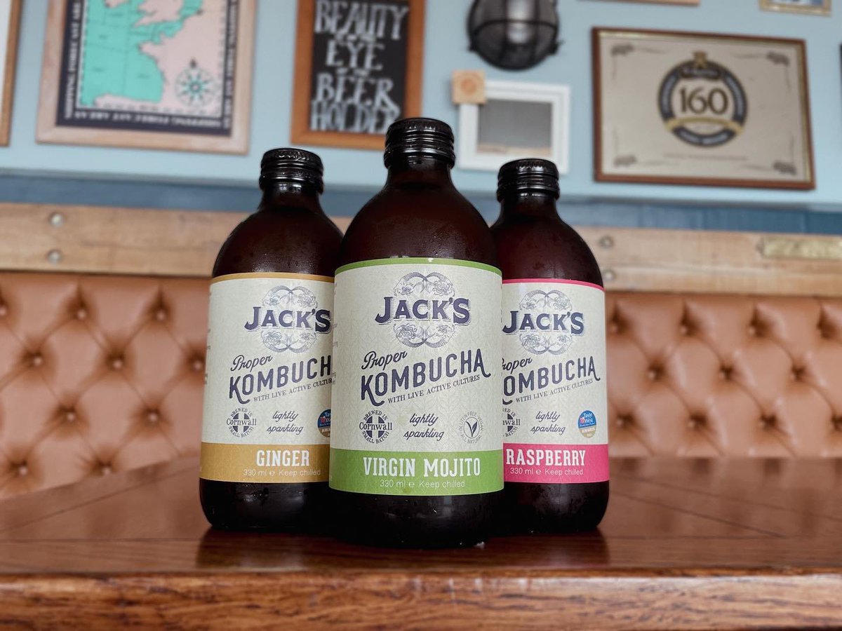 Now stocking Jack's Kombucha, craft-brewed in Cornwall between The Helford and River Fal!
Kombucha has been revered as a revitalising, health-supporting elixir for over 2000 years.