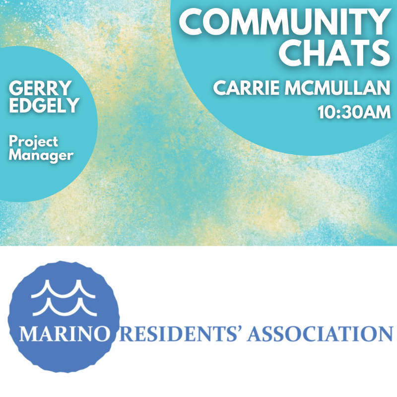This morning on #CommunityChats Carrie McMullan chats to Project Manager for @MarinoLiving Gerry Edgely about the Marino Story Sharing Event for #Heritageweek2023. With music by @wearesicklove. Tune in at 10:30am! #marinoheritage #communityproject
