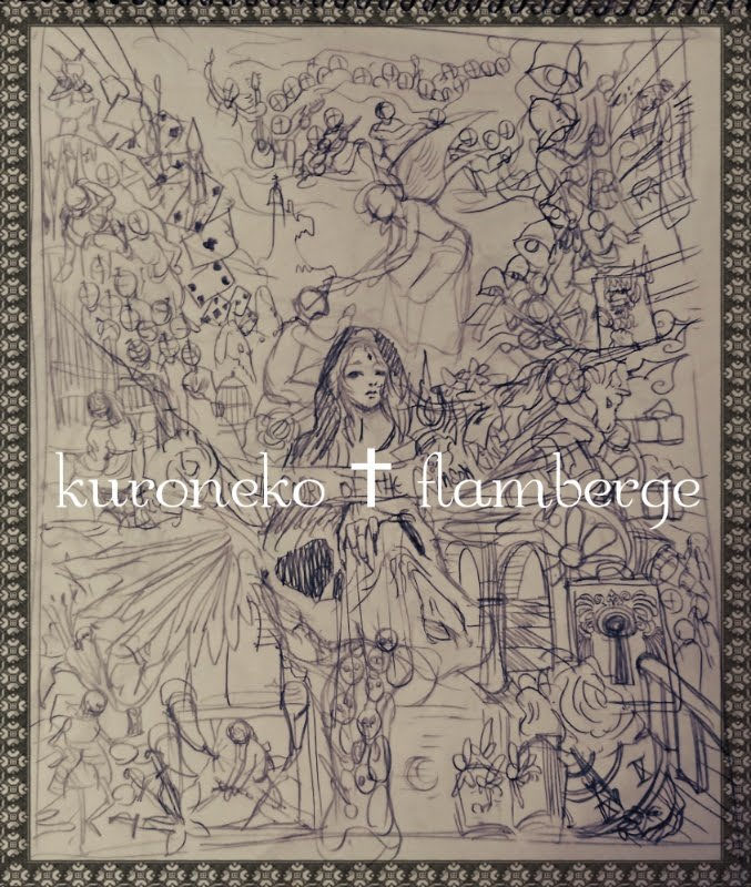 点描画で叙事詩描きたいけど構成が難しい。自分の中で壁を超えられた作品を描いたけど新しい挑戦はその自負をことごとくへし折ってくれる。それがいい。画力を上げていこう。