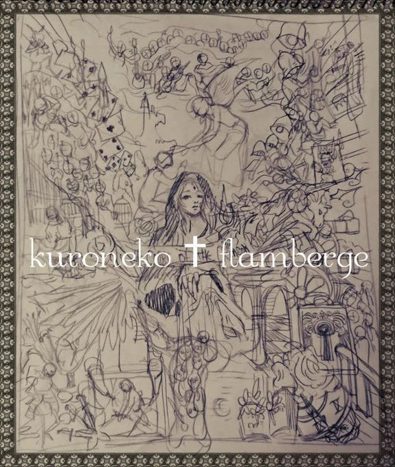 点描画で叙事詩描きたいけど構成が難しい。自分の中で壁を超えられた作品を描いたけど新しい挑戦はその自負をことごとくへし折ってくれる。それがいい。画力を上げていこう。