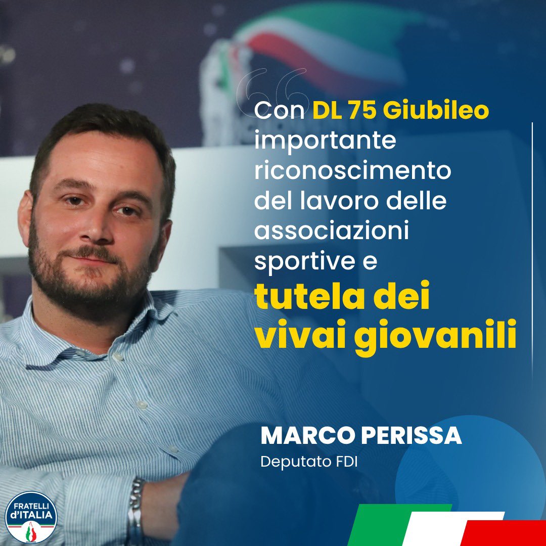 Il DL75 #Giubileo è finalmente convertito in legge.
 
Al suo interno novità anche per quanto riguarda lo #sport e il #vincolosportivo.
