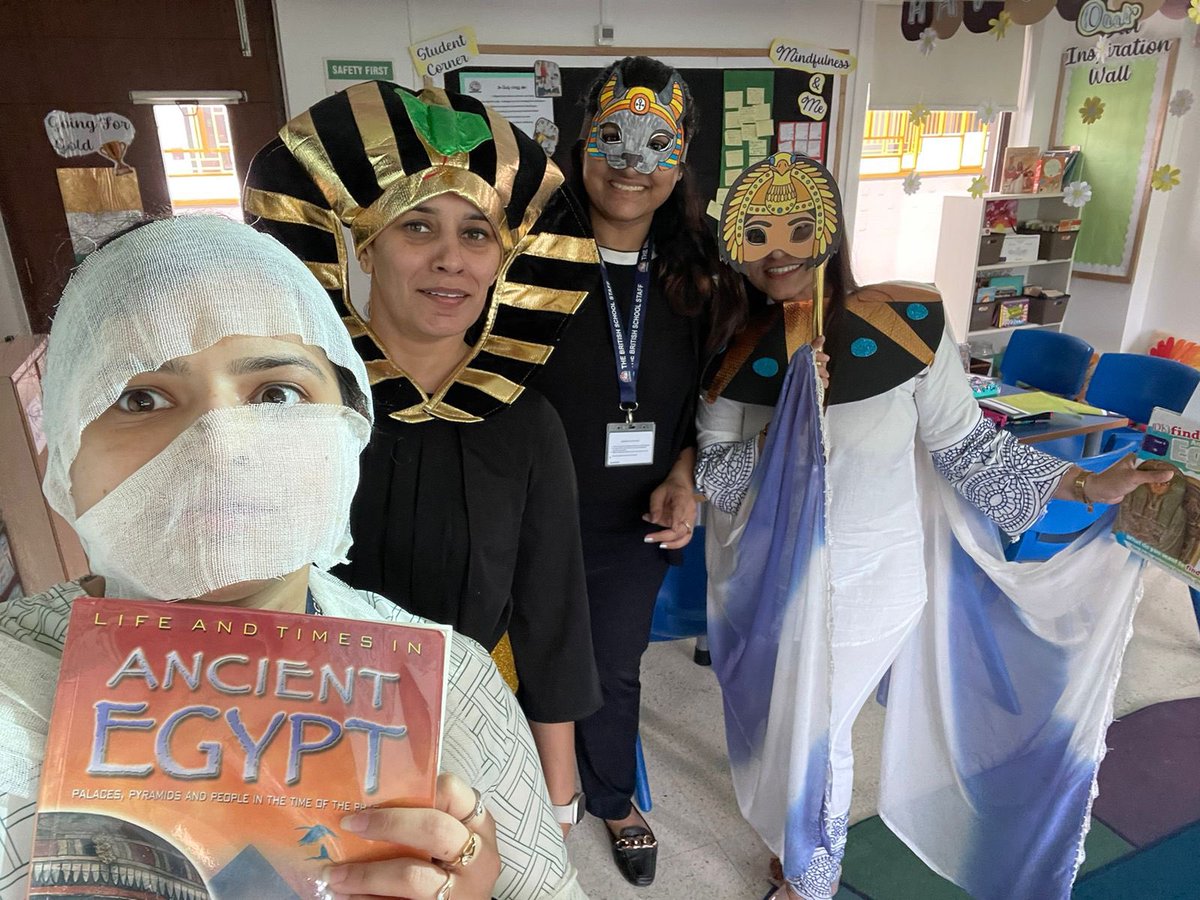 SaigalRidhi's tweet image. Welcome to Ancient Egypt @TBS_Delhi. T role play has yet again proved to be an engaging hook for the new unit in Yr4. Ss were thrilled to interact with River Nile, Cleopatra, Bastet, mummy, pharaoh and even a pyramid. #loveforteaching , #roleplay , #TBS_Delhi.
