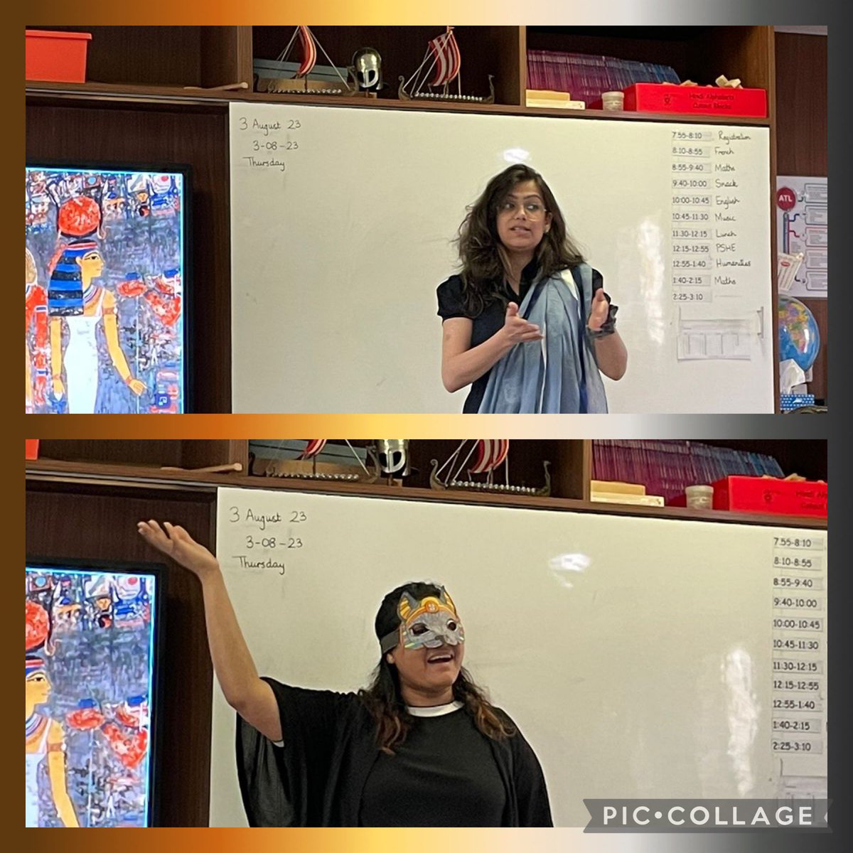SaigalRidhi's tweet image. Welcome to Ancient Egypt @TBS_Delhi. T role play has yet again proved to be an engaging hook for the new unit in Yr4. Ss were thrilled to interact with River Nile, Cleopatra, Bastet, mummy, pharaoh and even a pyramid. #loveforteaching , #roleplay , #TBS_Delhi.