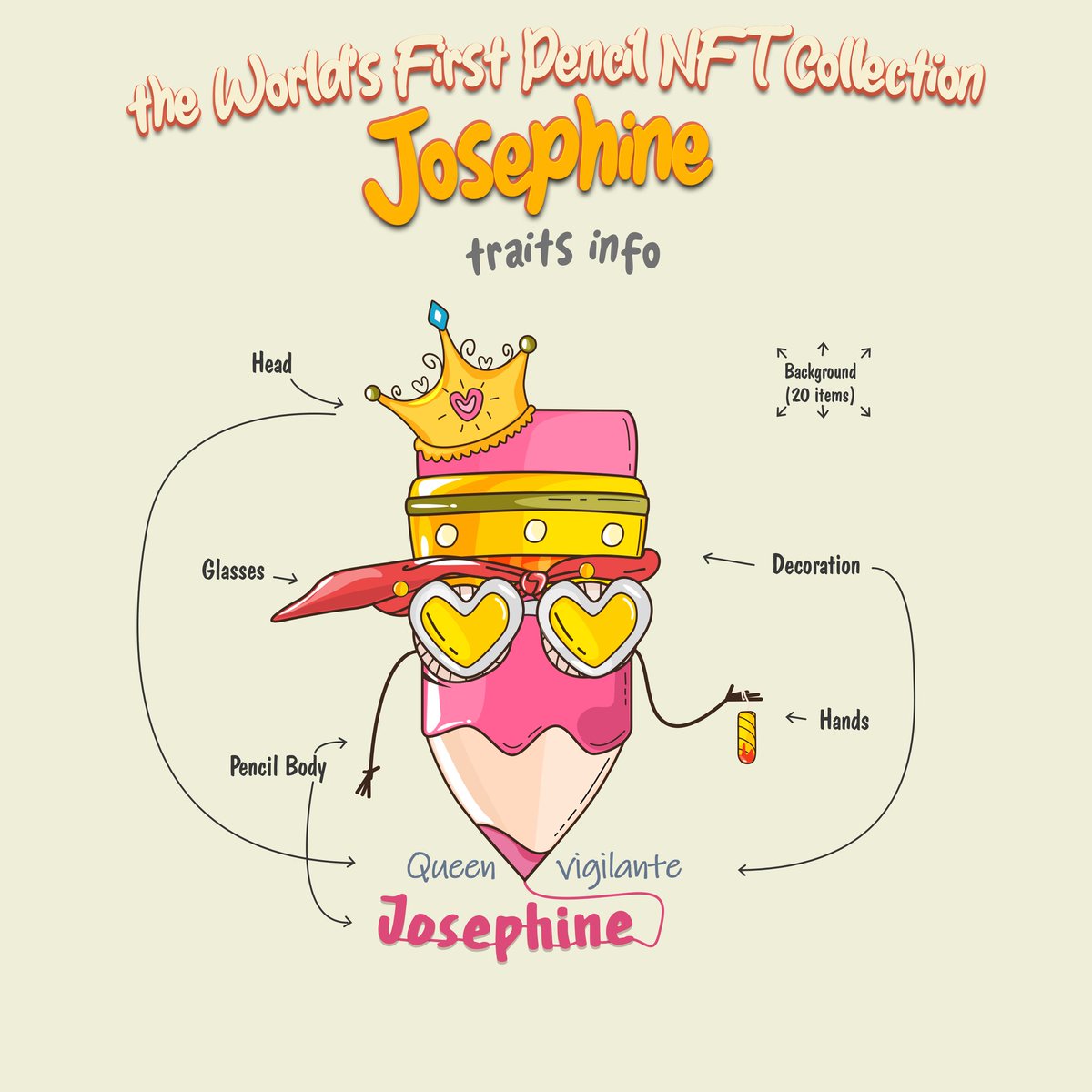 Josephine Pencil - P2e NFT Game tweet media